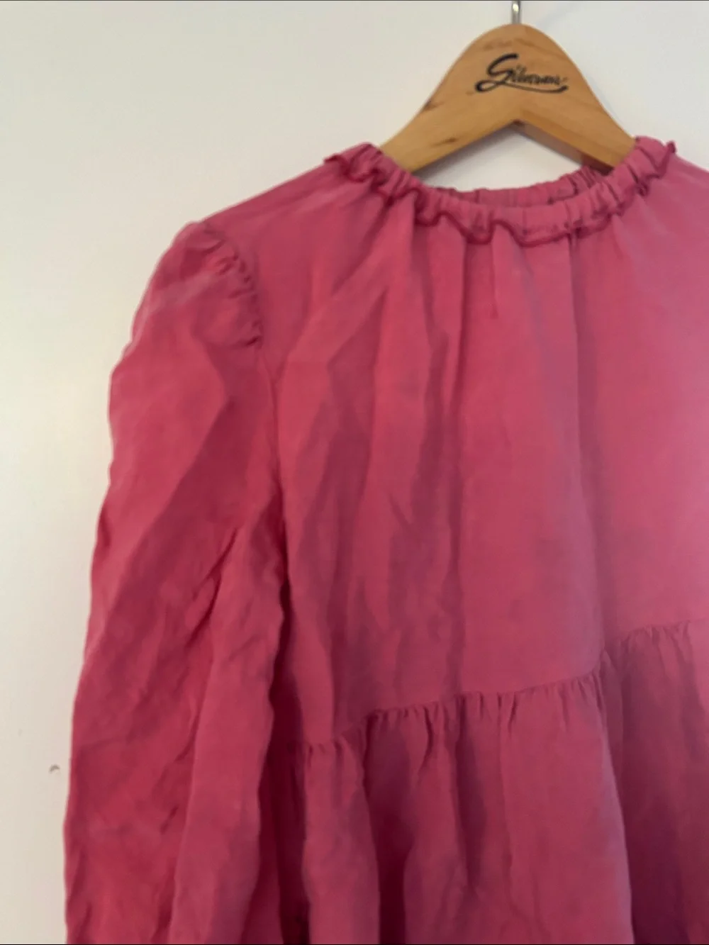 Il Gufo Girls' Tiered Long Sleeve Dress size 6